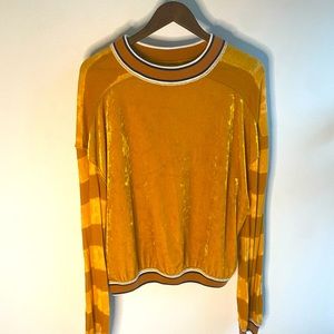 Free People velvet top